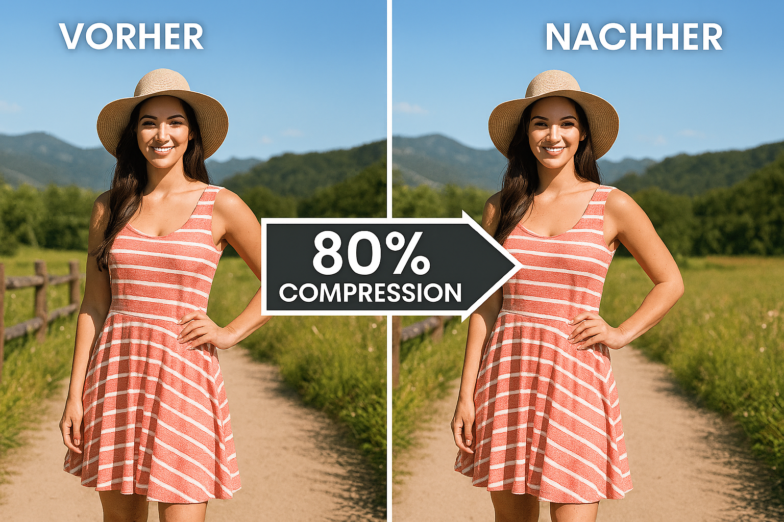 JPG-Komprimierung - FileMinify